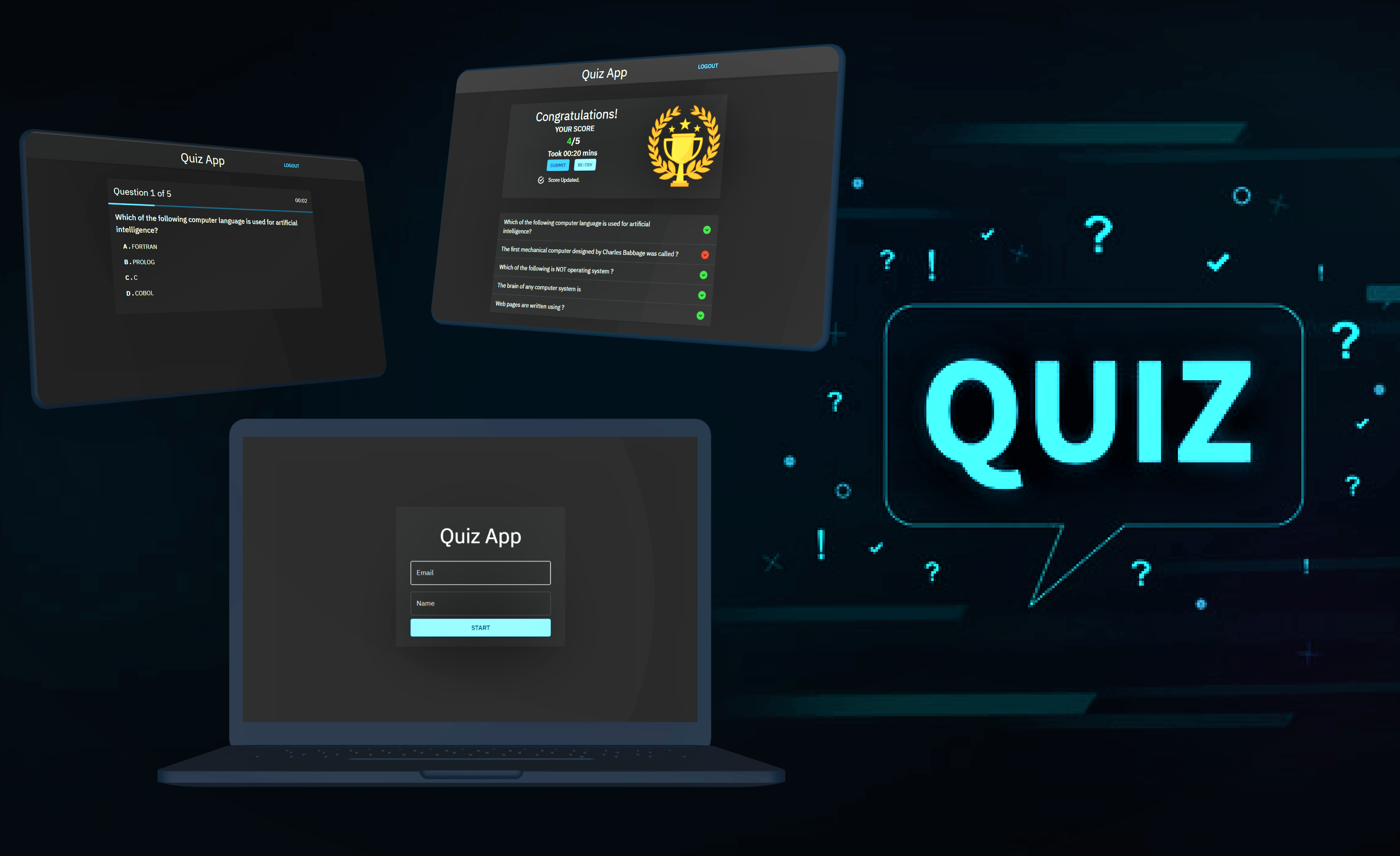 Quiz Mockup